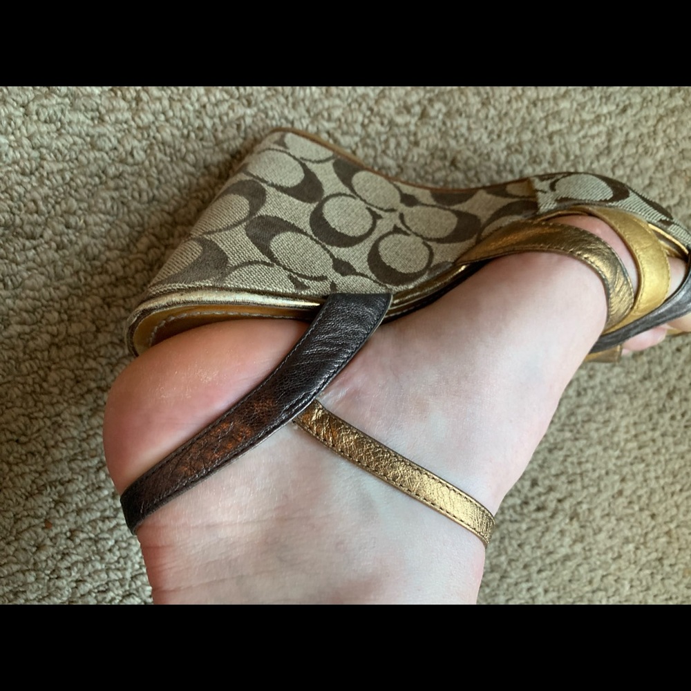 Authentic Coach Wedges - Picture 4 of 6
